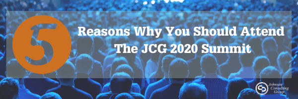 Five Reasons to Get Excited about JCG Summit