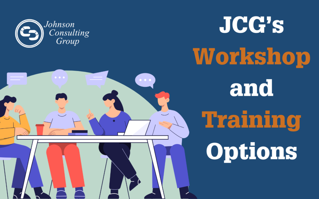 Everything You Need to Know About JCG’s Workshop and Training Options